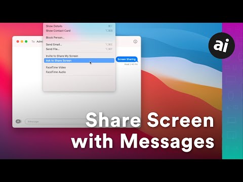 How to Use Messages or iChat to Share Your Mac's Screen