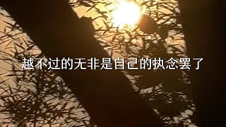 后来无意想起山 我才知山并非是高不可攀 越不过的无非是自己的执念罢了  于是从此山水不相逢 我再也不愿看山