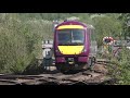 emr class 170s 170531 170530 at lincoln central thursday 27th may 2021