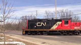 CN on the TH\u0026B ! In Brantford [HD]