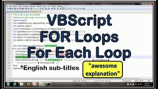 VBScript For Loop Example - VBScript For Each break-VBScript-For Loop-VBScript Basics-Using VBScript