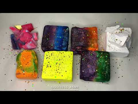 Asmr Multicolored Dyed Gymchalk Youtube