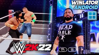 WWE 2K22 on Android Winlator 9.0 Gameplay Test Snapdragon 8s Gen 3 Settings Offline