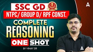 SSC GD NTPC/GROUP D/RPF CONSTABLE | COMPLETE REASONING | ONE SHOT |  BY VINAY SIR