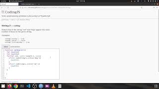 String 2 catDog Javascript solution