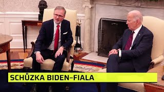 Biden: Česko je skvělý spojenec USA. Nechci ve svém městě znovu vidět ruské tanky, řekl Fiala