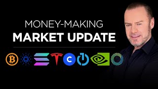 Market Update: Bitcoin Cardano Solana Coinbase Tesla Nvidia $NVTA and Omniverse