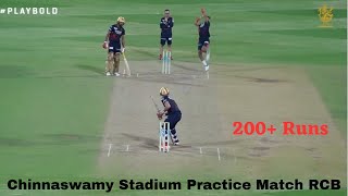 RCB Practice Match 2023 In Chinnaswamy Stadium ft. Virat Kohli, FaF du Plessis, Maxwell, Karthik