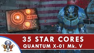 Fallout 4 Nuka World - All 35 Star Cores Locations \u0026 Quantum X-01 Mk. V Power Armor (Star Control)