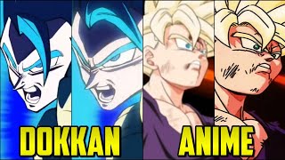 Dokkan Battle Vs. Anime COMPARISON | Compilation (ドッカンバトル対アニメ比較)