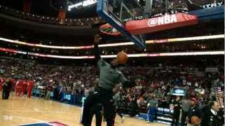 The Best of LeBron's Pre-Game Dunks