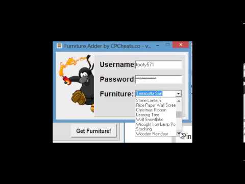 How to get any furniture you want Club penguin 2013 How to get any furniture you want Club penguin 2013