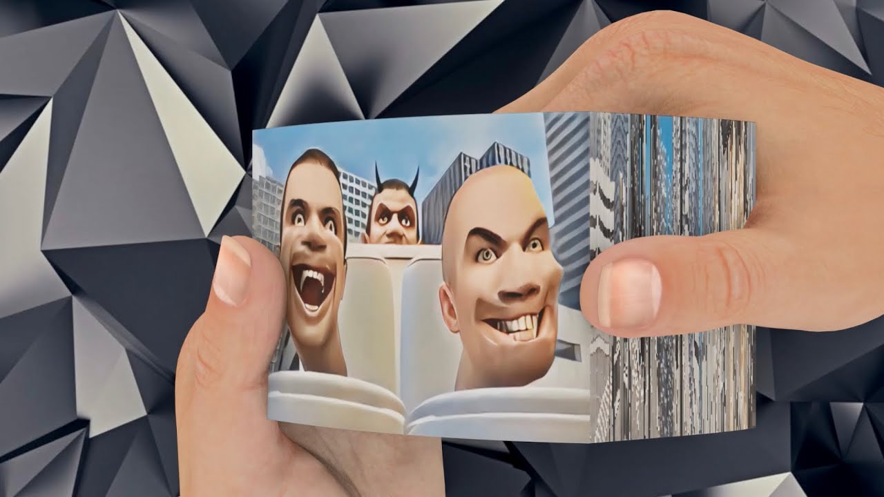 The Hilarious Skibidi Toilet Meme Flipbook Animation Youtube