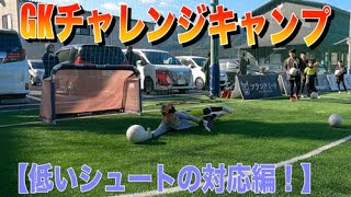 【グラウンダーシュート】福岡GKスクールチャレンジキャンプ1日目午前 2023年1月4日　小学生・中学生・高校生のゴールキーパー募集中！