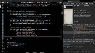 How to Assert Product List Contents (Tutorial w/Debugging) | Selenium + TestNG + Java