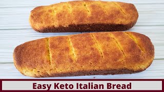 The Easiest Quick Keto Italian Bread (Nut Free and Gluten Free)