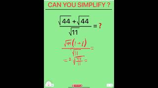 CAN YOU SIMPLIFY #maths #algebra #youtubeshorts #shortsvideo #shorts