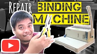 Repair troubleshoot Binding machine