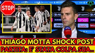 Thiago Motta intervista shock post partita Juventus Venezia 2 2 !