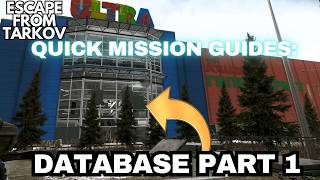 Database Part 1 Quick Guide Tarkov 1.0