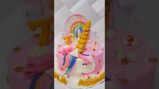 rekomendasi unicorn cake #shorts #unicorn #birthday #cake