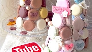 DIY Macaroon Tower スイーツデコ マカロンタワーの作り方