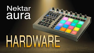 Nektar Aura Beat Composer. Hardware and MIDI controls.