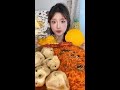 ASMR Pamm I Eating Canned Peaches I Mandu I Salsus I Korean Mama 중국음식먹방 Mukbang Eating