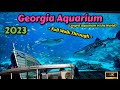 2023 Georgia Aquarium | Full Walk Through | Largest aquarium in the world | 4K | Atlanta, GA