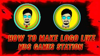 How To Make A Gaming logo Like MDs Games Station || With Pixellab In Android phone || Ravi Jaiswal