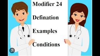 What is Modifier 24/ When We Use Modifier 24 (Hindi-Urdu)