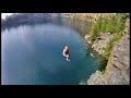 80 ft. triple backflip cliff jumping