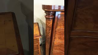 Victorian mahogany serpentine chest of drawers #antique #furniture #victorian #mahogany