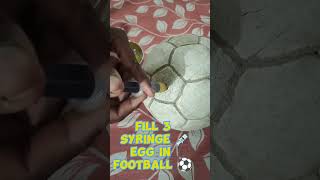 How to Fix Air Leakage in Football At Home ⚽💯💯 #ytshort