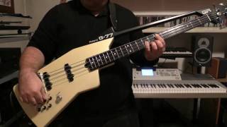 Bass Demo - Roland G-77 synth bass with GM-70 GR-Midi Converter