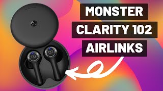 Monster Clarity 102 Airlinks - Earbuds With Bass Under $100