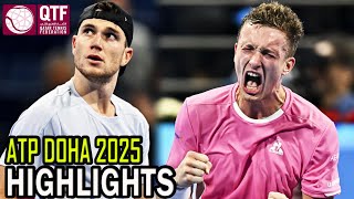 Jiri Lehecka vs Jack Draper SF Highlights | ATP Doha 2025