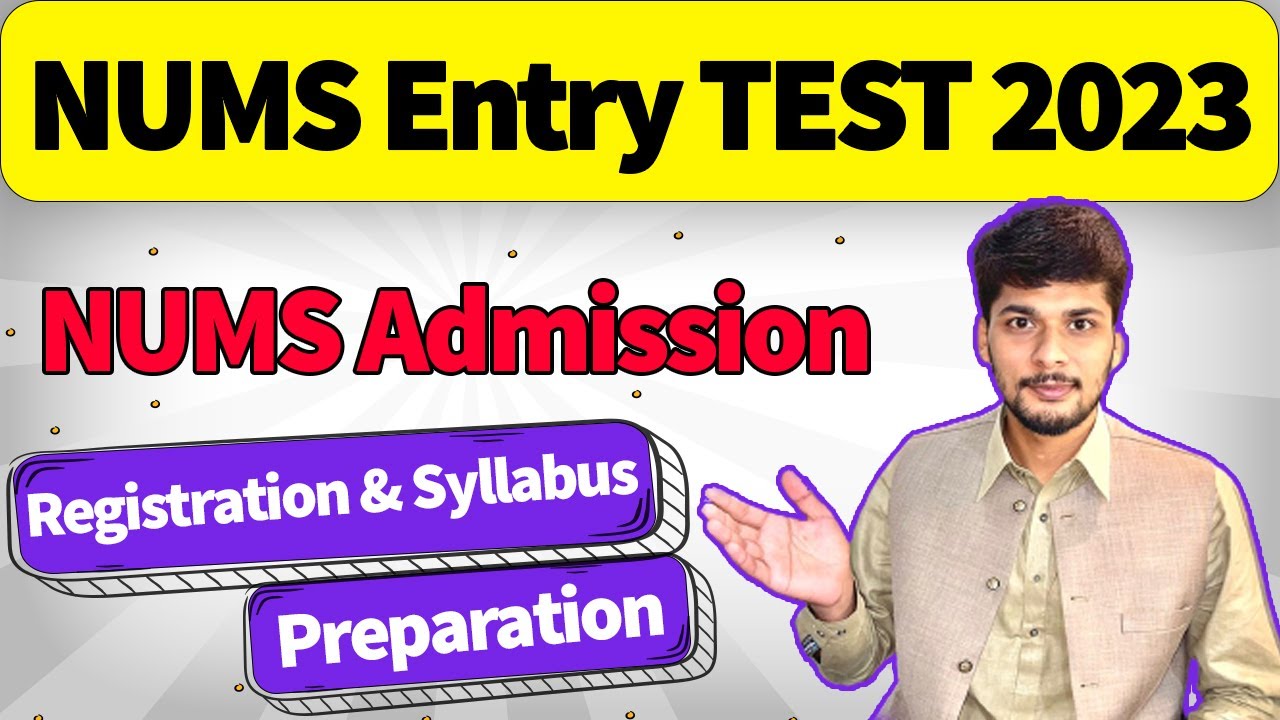 NUMS Admission Procedure | NUMS MBBS Admission 2023 | NUMS Entry Test ...