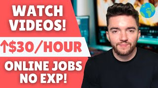 Make Money Online WATCHING VIDEOS| 4 Easy Work From Home Jobs | Some Worldwide