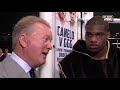 full fight daniel dubois v aj carter brutal knockout and aftermath