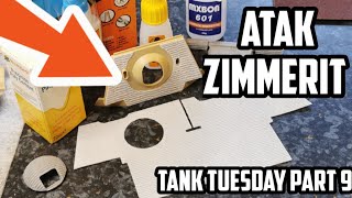 TAMIYA GERMAN KING TIGER TANK BUILD Part 9 Unboxing and applying some ATAK Zimmerit | 1st attempt