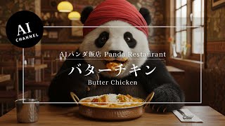 【AIパンダ飯店】バターチキン作ってみた：I tried making butter chicken【AI Panda Restaurant】