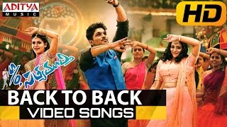 S/o Satyamurthy Video Songs Back To Back || Allu Arjun, Samantha, Nithya Menon