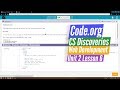 Lists - Lesson 6.3 Tutorial with Answers - Code.org Web Development