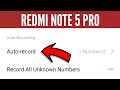 Redmi Note 5 Pro Auto Call Recording Setting || How to Enable Auto Call Recording in Redmi Phone