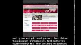 OneStop class lookup tutorial