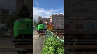 23.6.10 札幌駅へ向かうライラック 苗穂踏切跡地から #jr北海道