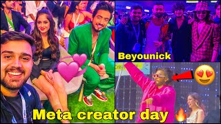 took my SUPERBIKE to meet jannat zubair & mr. faisu 😍 Be Younick in meta creator day 🔥