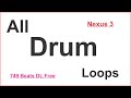 Free Drum Beats | Nexus 3 Free Drum Loops Sound For Tracks | 749 DL Loops Free | Khan Studio