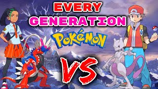 We Catch A Pokemon From Every Generation. Then We FIGHT!!